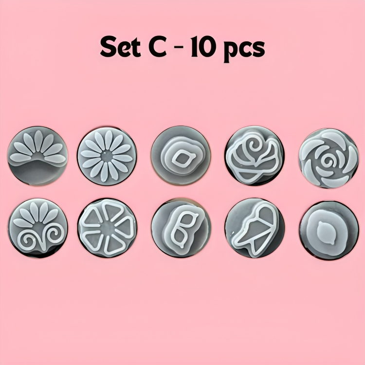 Nail Art Stamp Pen Interchangeable Patterns & One-Press