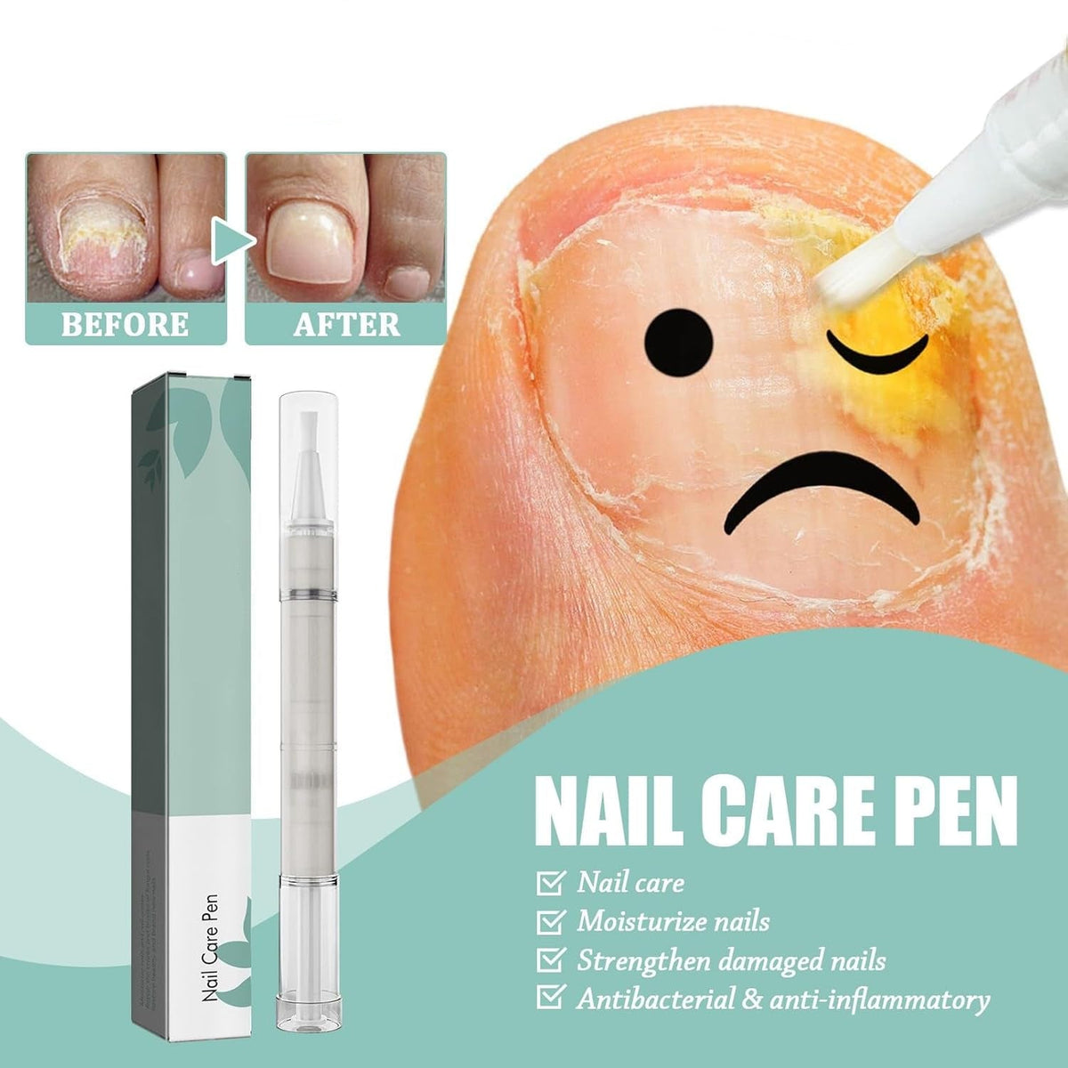 Nail Care Pen Organic Tea Tree & Vitamin E