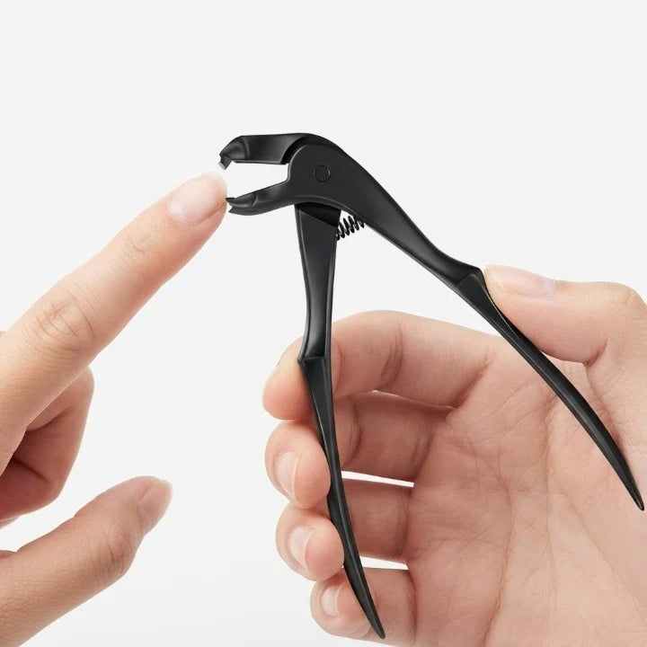 Nail Clipper Long Handle Angled Head Stainless Steel