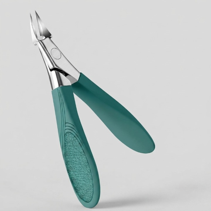 Nail Clippers Ergonomic Surgical Stainless Steel Curved Blades