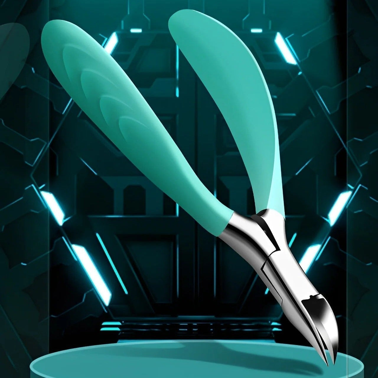 Nail Clippers Ergonomic Surgical Stainless Steel Curved Blades