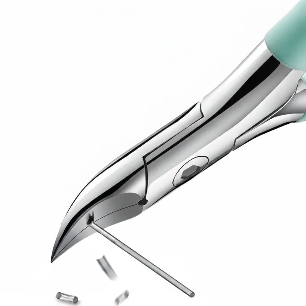 Nail Clippers Ergonomic Surgical Stainless Steel Curved Blades