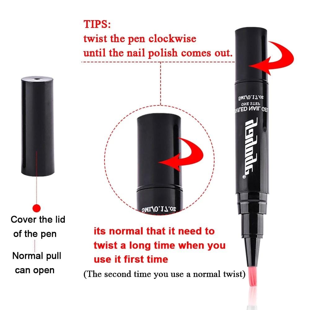 Nail Polish Pen One-Step Fast-Drying