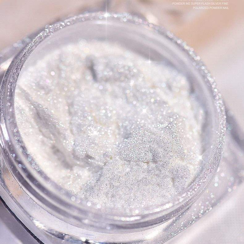 Nail Powder Chrome Silver Mirror For Gel & Acrylic