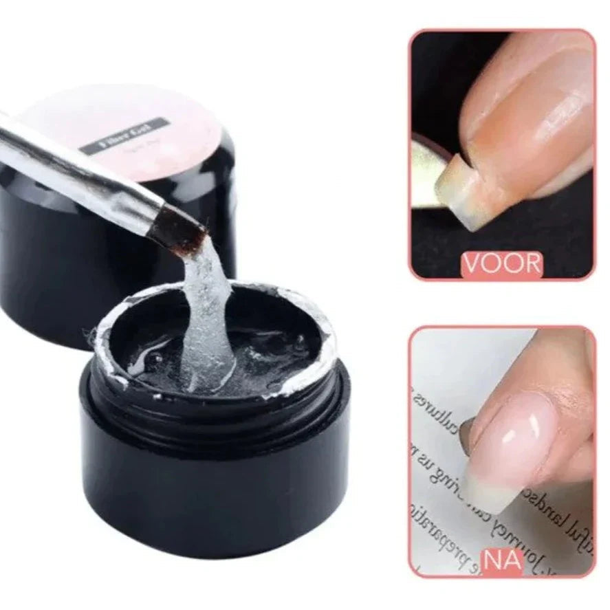 Nail Repair Gel Strengthening Fiber Fast-Drying Long-Lasting