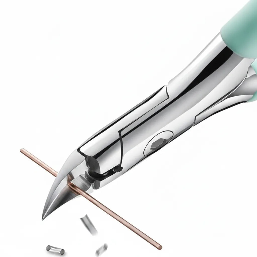 Nail Scissors Surgical Stainless Steel Curved Blades Splash Guard