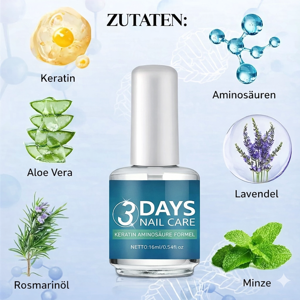 Nail Strengthening Serum Keratin Repair Quick-Drying High Gloss