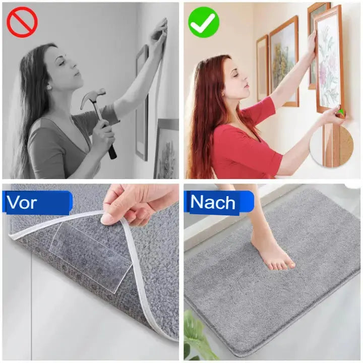 Nano Adhesive Tape Double-Sided Transparent Washable & Reusable
