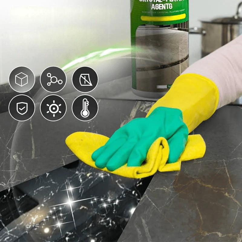 Natural Stone Sealant Deep-Penetrating High-Gloss Set of 2