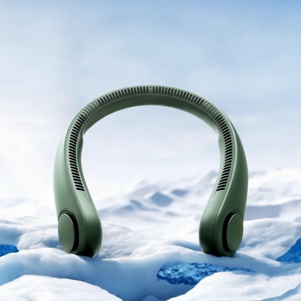 Neck Fan Blade-Free Whisper-Quiet 16-Hour Battery