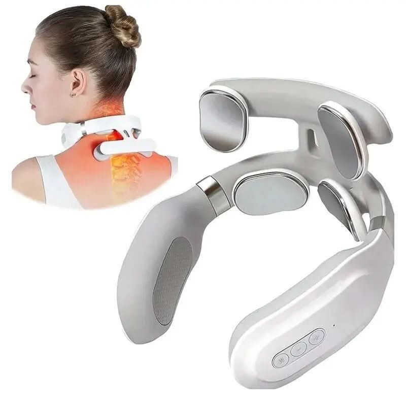 Neck Massager 4-in-1 Heat & Vibration Rechargeable