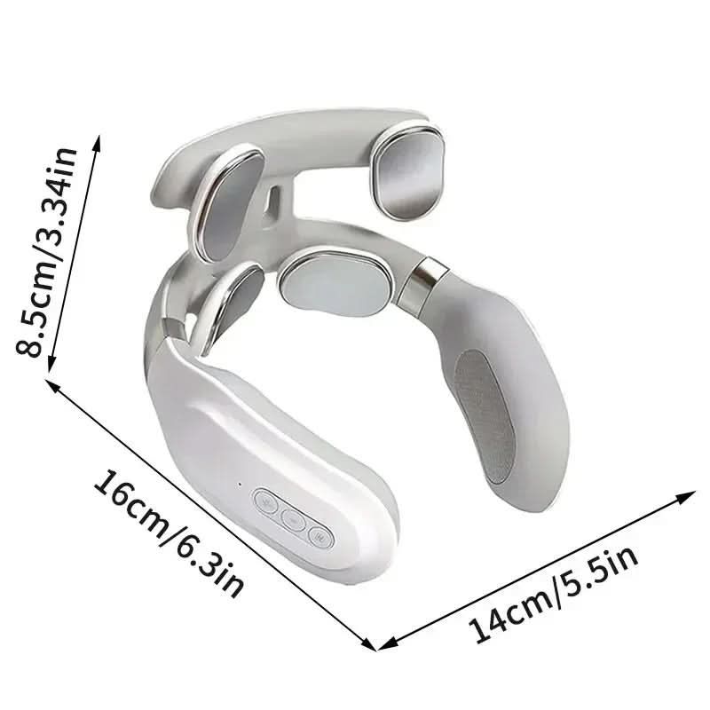 Neck Massager 4-in-1 Heat & Vibration Rechargeable
