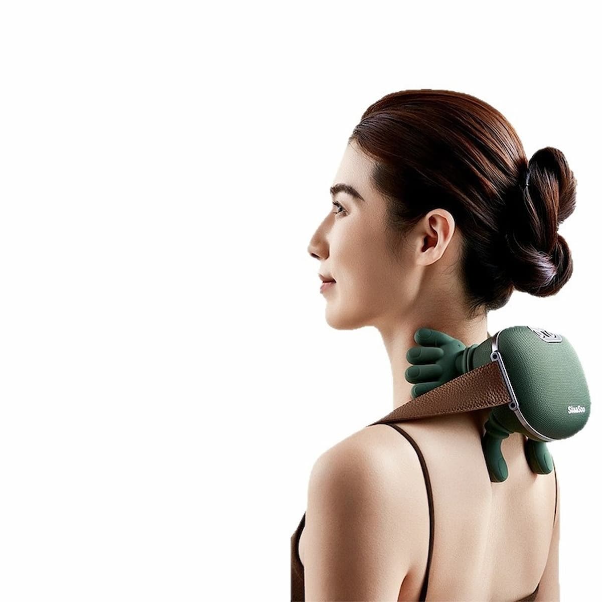 Neck Massager 4D Shiatsu Dual Heating Zones Ergonomic Fit