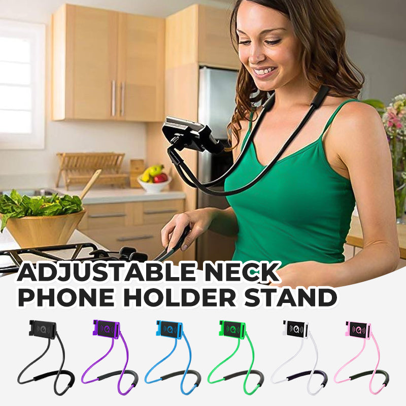 Neck Phone Holder Flexible Gooseneck Padded
