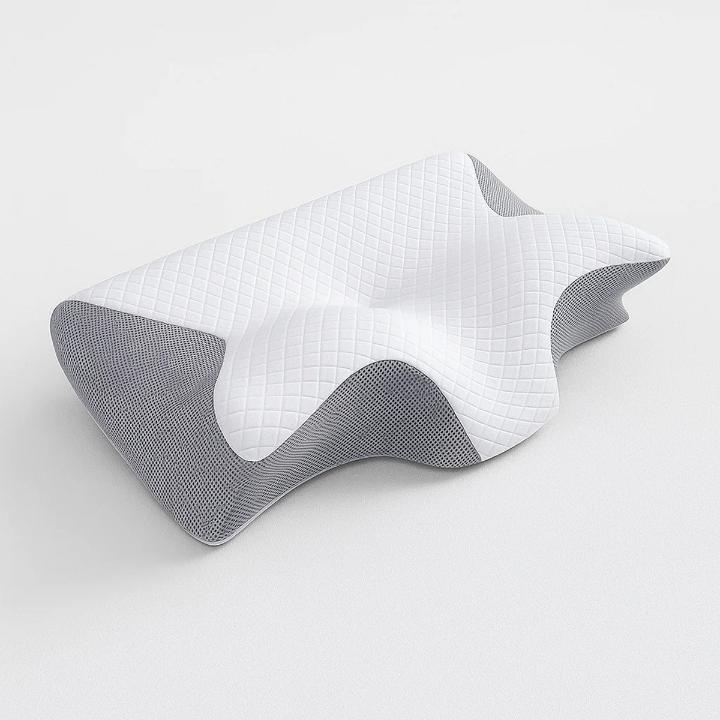 Neck Pillow Orthopedic Butterfly Memory Foam 3D Mesh Cover