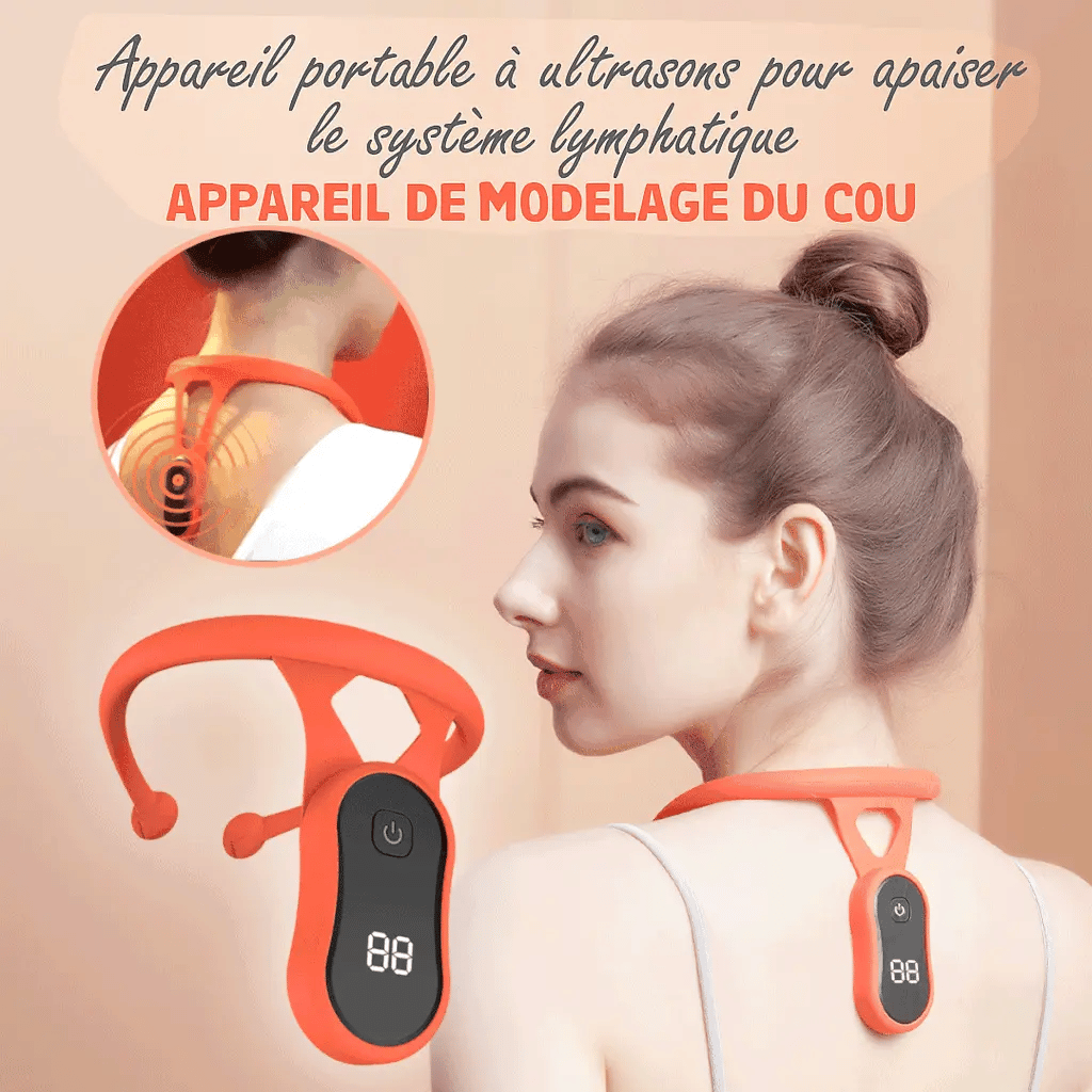 Neck & Shoulder Massager Wireless Pulsation Ergonomic & Lightweight