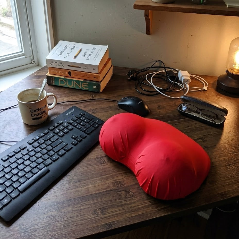 Neck Support Pillow Ergonomic Memory Foam Removable Washable Cover