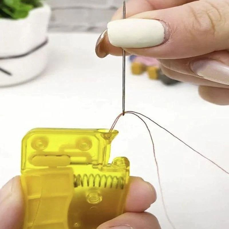 Needle Threader Automatic Hand & Machine Two-Pack