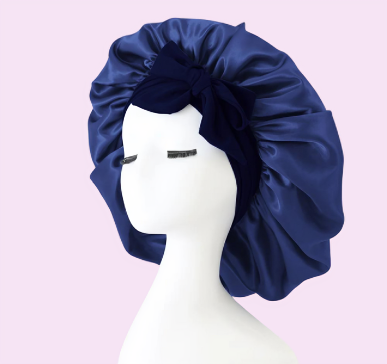 Night Cap Double-Layered Satin Anti-Frizz Set of 2
