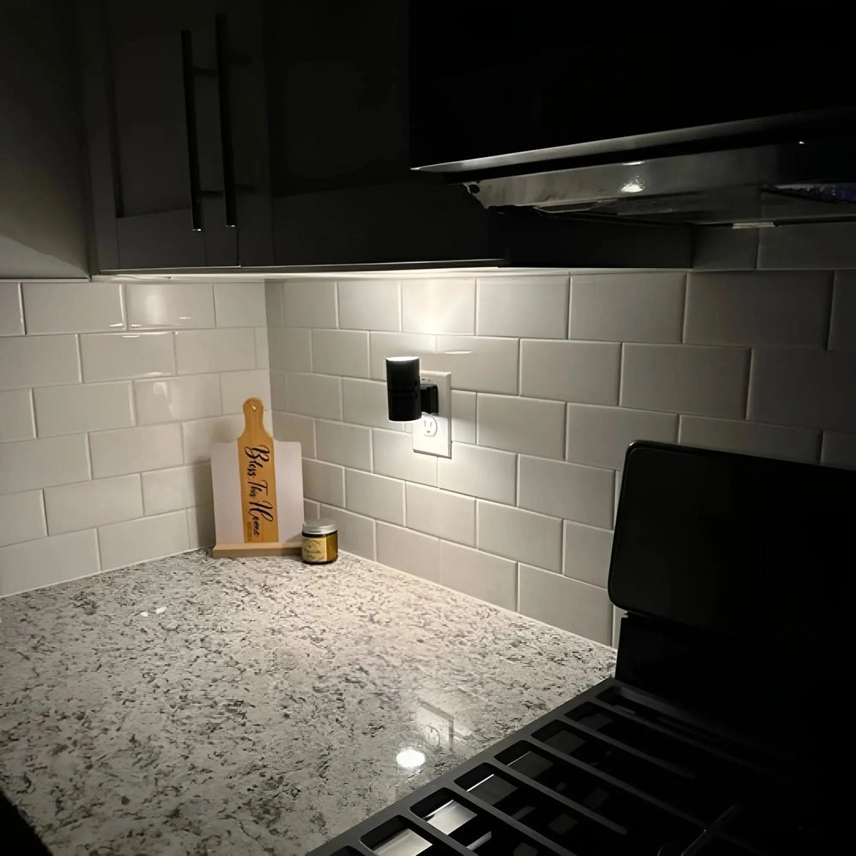 Night Light Plug-In Rotary Dimmer Warm White LED