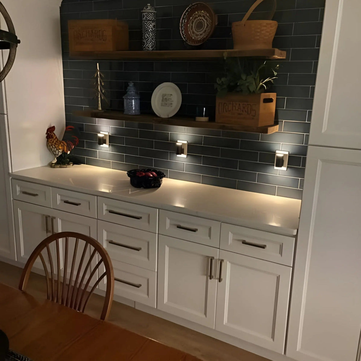 Night Light Plug-In Rotary Dimmer Warm White LED