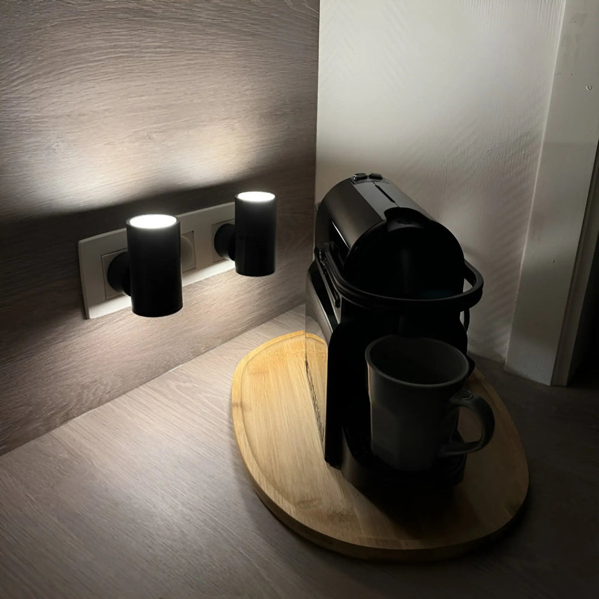Night Light Plug-In Rotary Dimmer Warm White LED