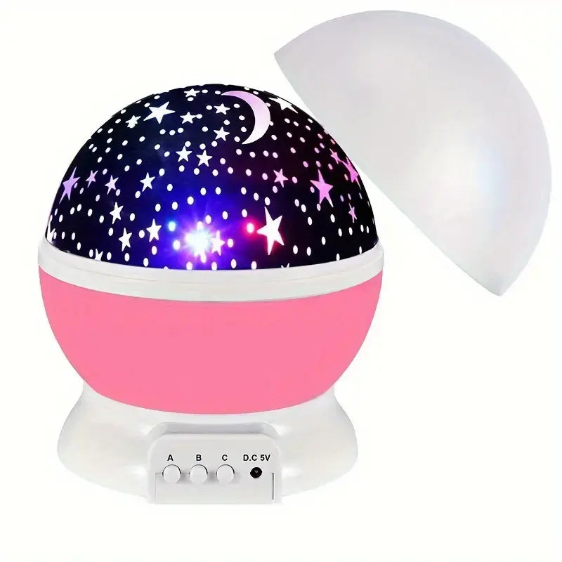 Night Light Projector Starry Sky Rotating USB Rechargeable