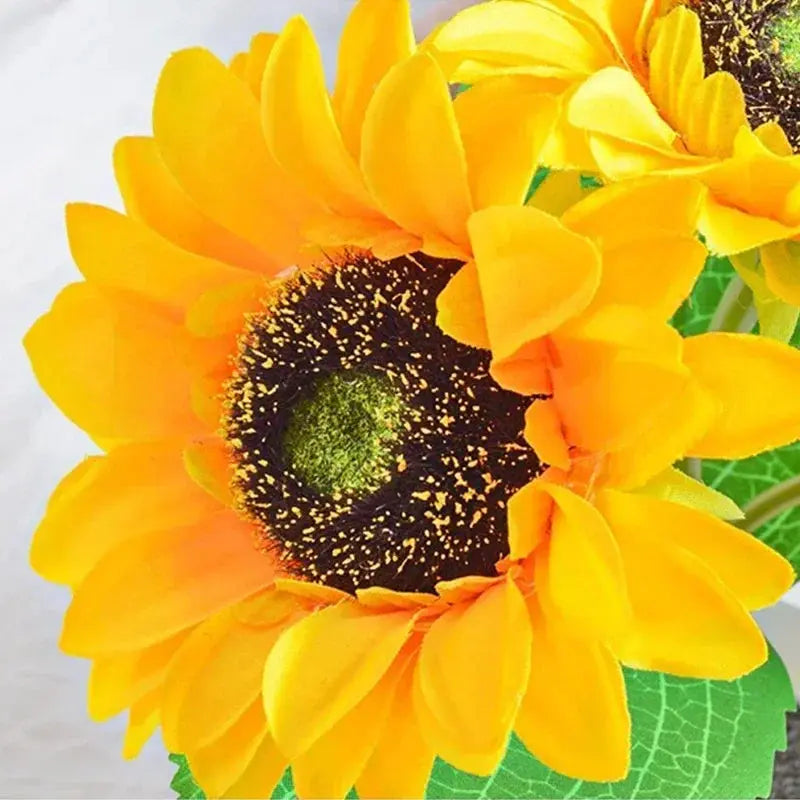 Night Light Sunflower Design Warm LED & USB Rechargeable