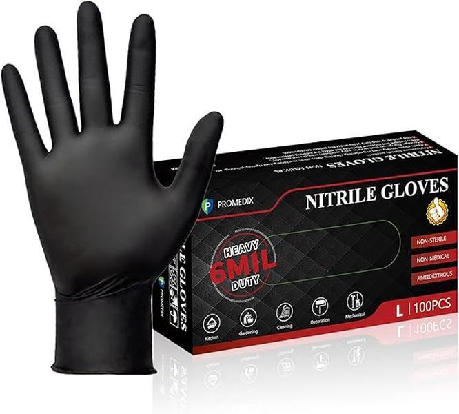 Nitrile Gloves Tear-Resistant Food-Safe & Secure Grip 100 Pairs