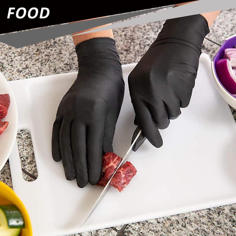 Nitrile Gloves Tear-Resistant Food-Safe & Secure Grip 100 Pairs