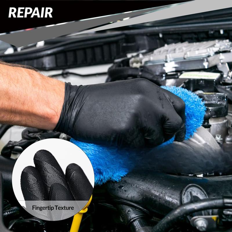 Nitrile Gloves Tear-Resistant Food-Safe & Secure Grip 100 Pairs