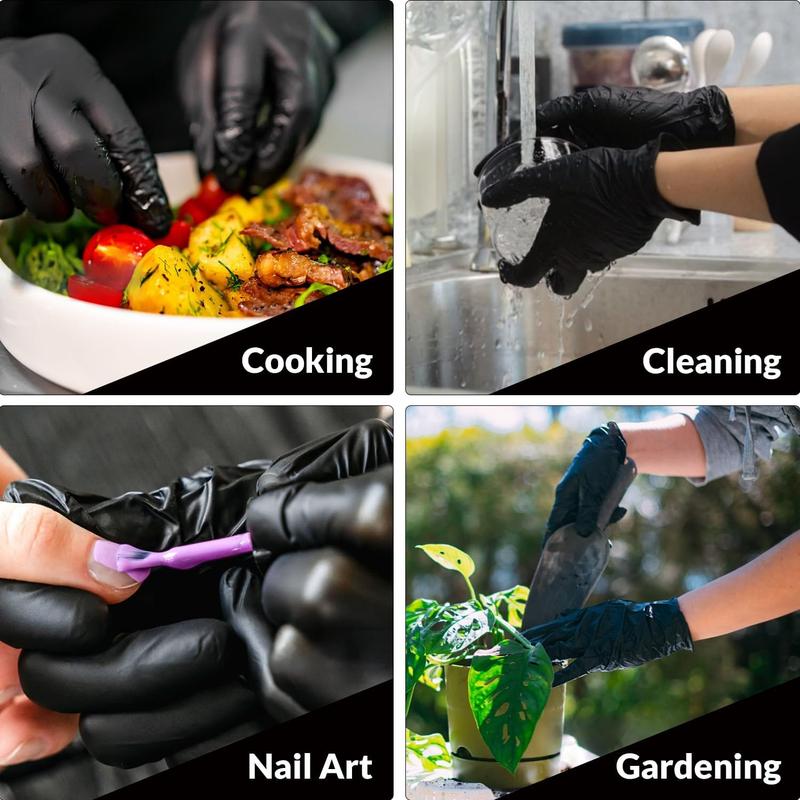 Nitrile Gloves Tear-Resistant Food-Safe & Secure Grip 100 Pairs