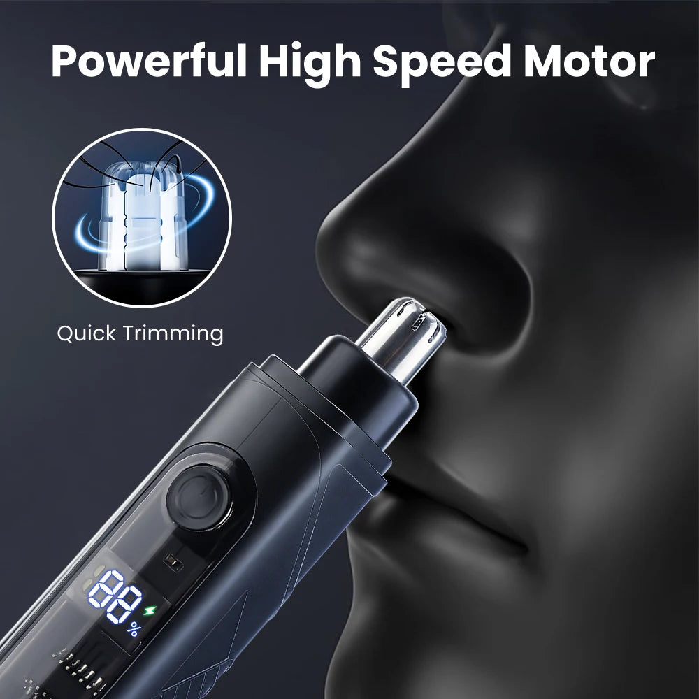 Nose & Ear Hair Trimmer USB Rechargeable Waterproof