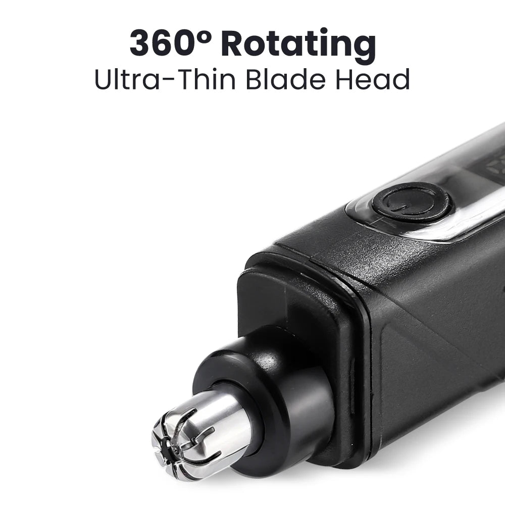 Nose & Ear Hair Trimmer USB Rechargeable Waterproof