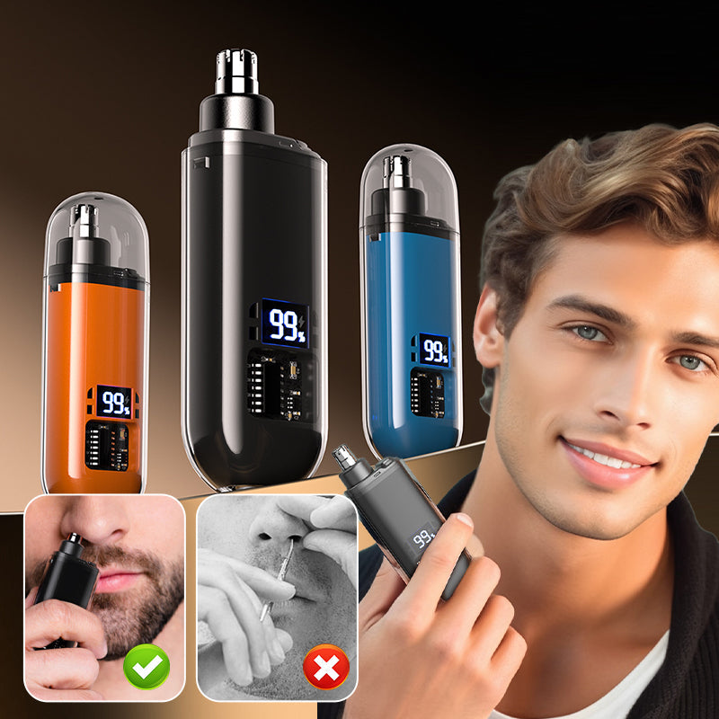 Nose & Ear Trimmer Painless Rounded Blade USB-C