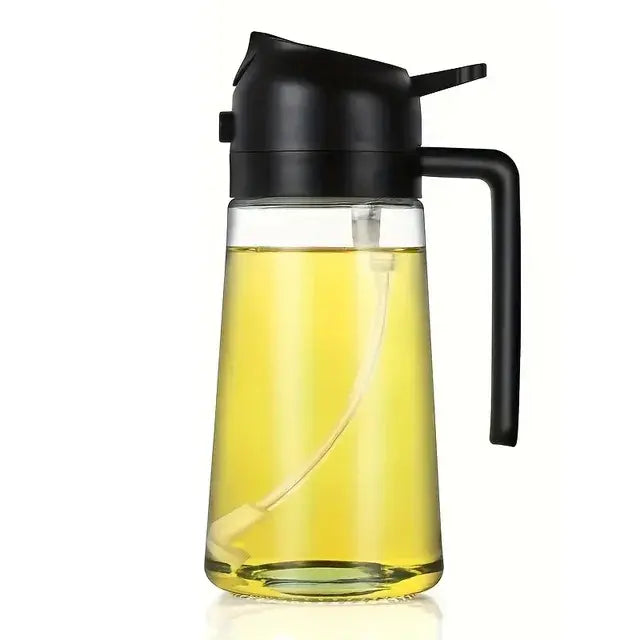 Oil Sprayer Adjustable Nozzle Fine Mist & Targeted Stream 500ml
