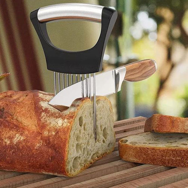 Onion Holder Stainless Steel Spikes Non-Slip Handle