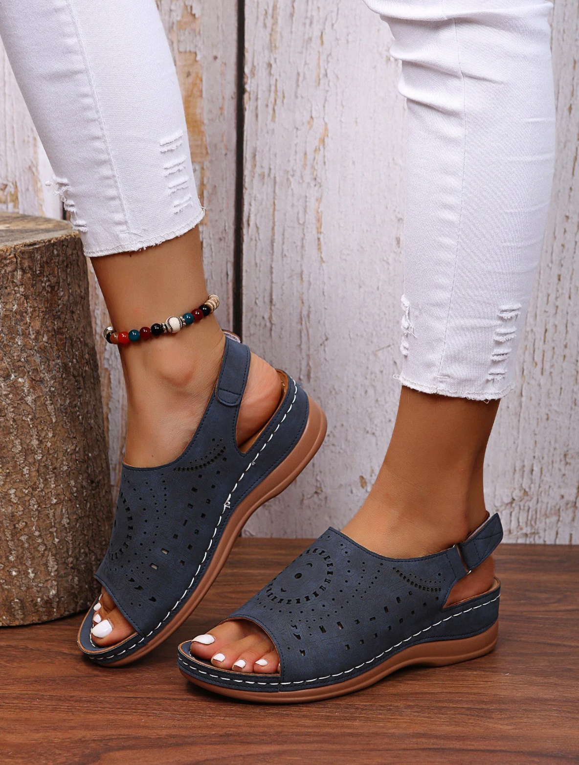 Orthopedic Sandals 3-Arch Support Non-Slip Shock-Absorbing Sole