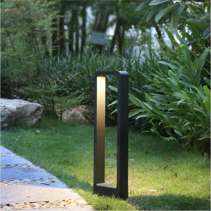 Outdoor Bollard Light Aluminum IP65 Warm White Three Heights