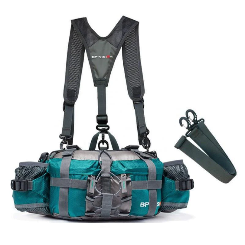 Outdoor Crossbody Bag Waterproof Nylon 5L Adjustable Straps
