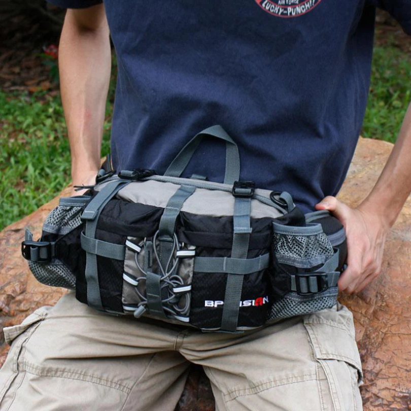 Outdoor Crossbody Bag Waterproof Nylon 5L Adjustable Straps