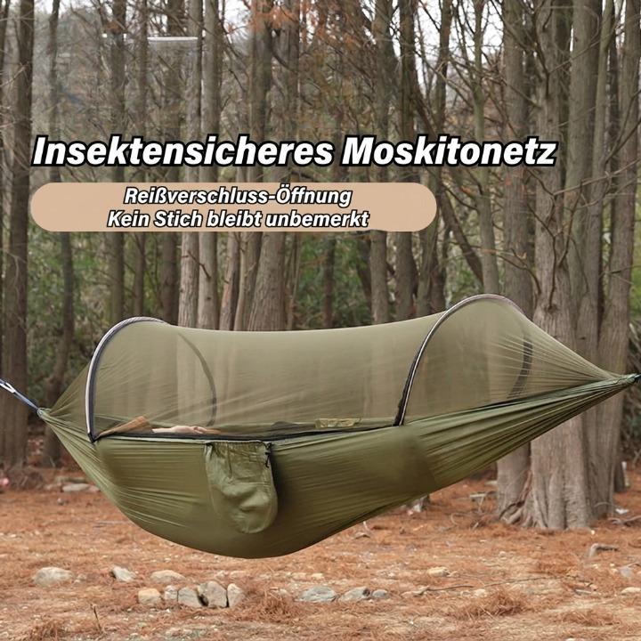 Outdoor Hammock Durable Nylon With Mosquito Net & Sunshade