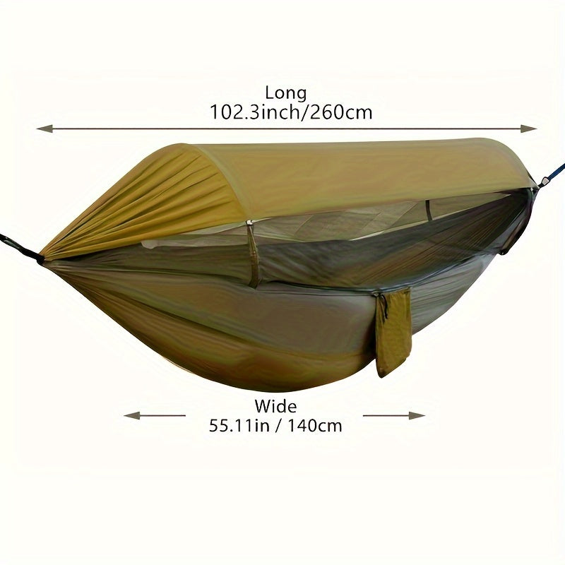 Outdoor Hammock Integrated Mosquito Net & Sunshade Nylon