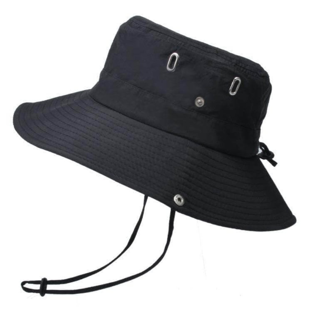 Outdoor Hat UPF 50 Water-Repellent Adjustable Chin Strap