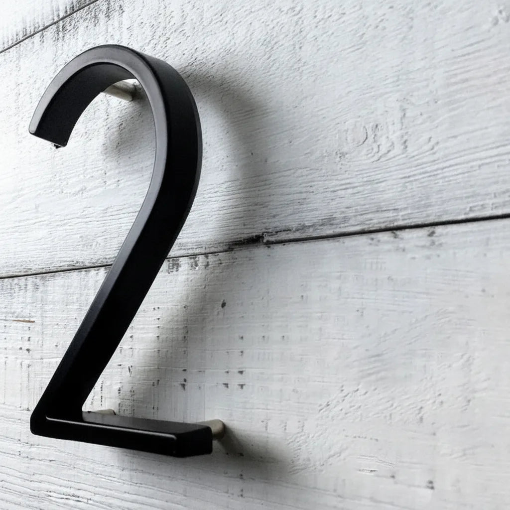 Outdoor House Number Zinc Alloy Weather-Resistant