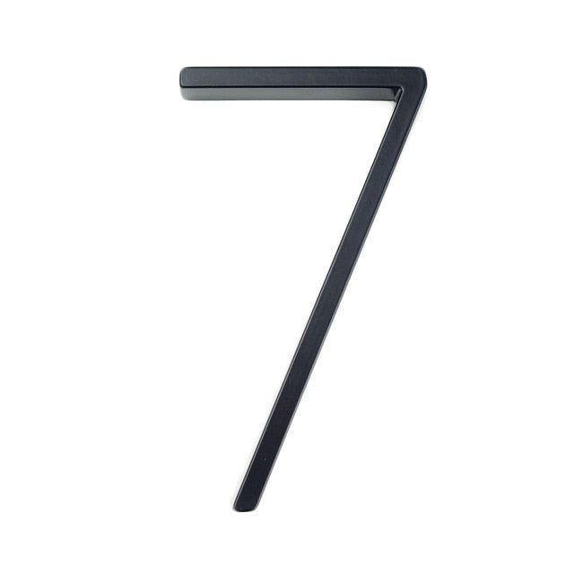 Outdoor House Number Zinc Alloy Weather-Resistant