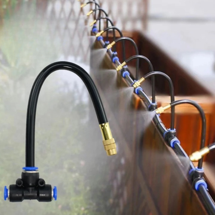 Outdoor Irrigation System 360° Adjustable Brass Nozzles
