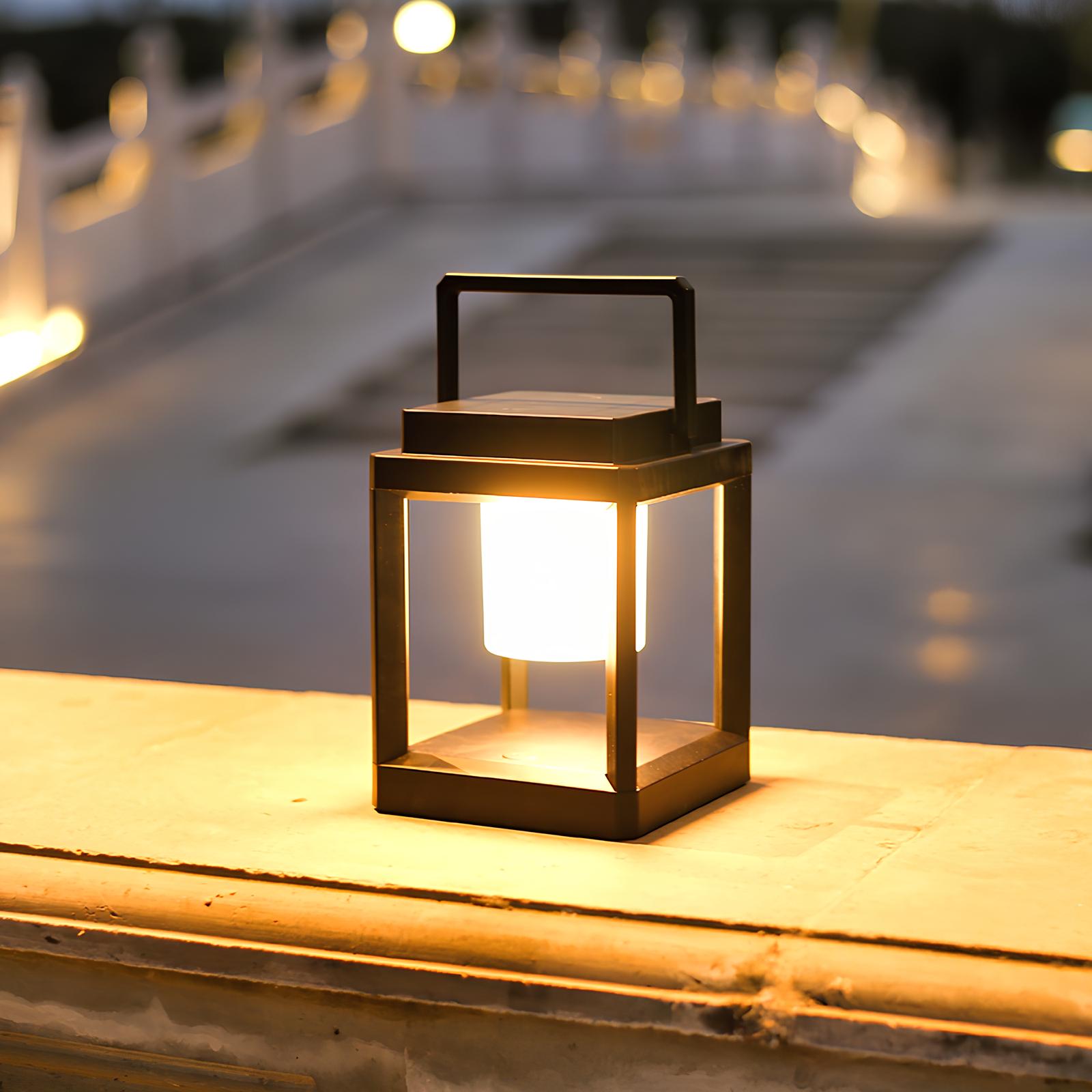 Outdoor Lantern Solar & USB Charging Weatherproof