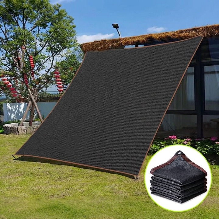Outdoor Shade Net UV-Resistant Breathable Reinforced Edges & Metal Eyelets