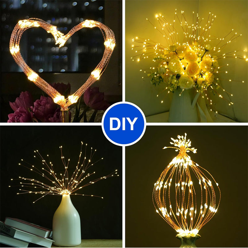 Outdoor Solar Lights Fireworks Effect 200 LEDs